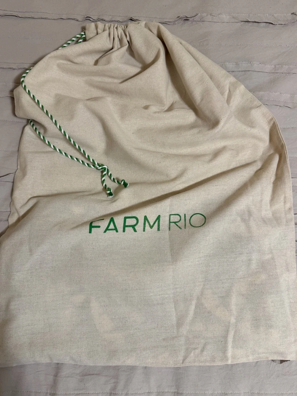Farm Rio Black And White Palm Trees Scarf Tote Bag